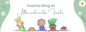 header bild meines blogs - mit Kindern und gelben Blumen und der Schrift: mama-blog.at und darunter Alles rund um die Familie