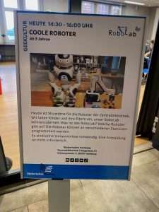 Text mit Informationen zu der Mitmachausstellung Coole Roboter im Kibi