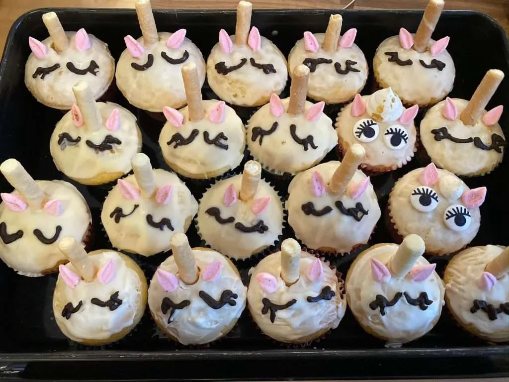 Einhorn-Muffins