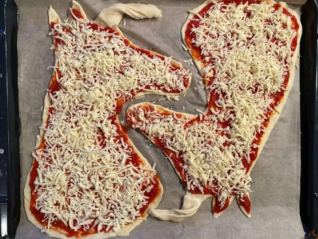 Einhorn-Pizza