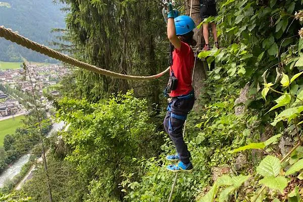 Monatsrückblick Juni 2023 auf dem Kinderklettersteig in Mayrhofen