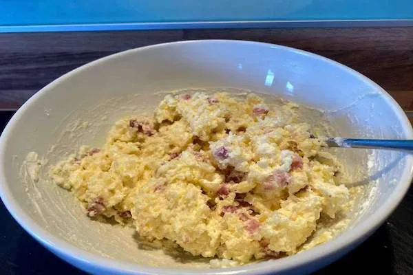 Füllung der Ofenkartoffeln