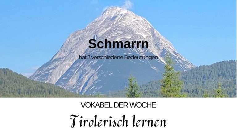 Beitragsbild mit dem Titel schmarrn