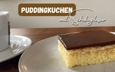 Puddingkuchen mit Schokoglasur: Der ultimative Kuchen für jede Party