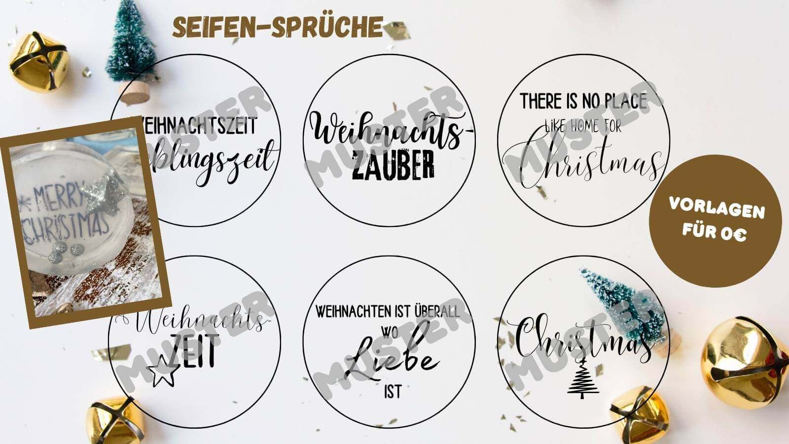 DIY SEIFE herstellen Vorlagen für Weihnachtssprüche (PDF) mamablog