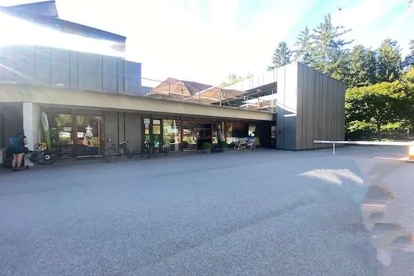 Eingang zum, Campingplatz