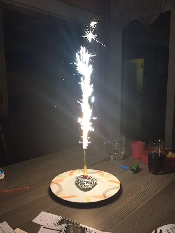 Tischfeuerwerk