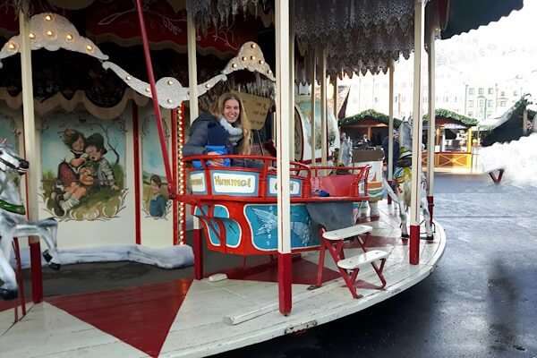 Karussell am Christkindlmarkt in Innsbruck