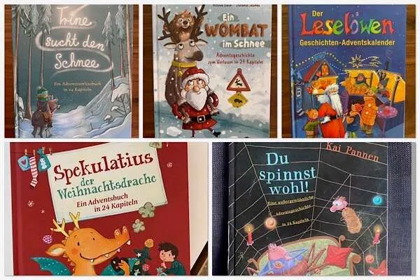 Bücher-Titel als Beispiel zum Geschichten lesen und vorlesen 
