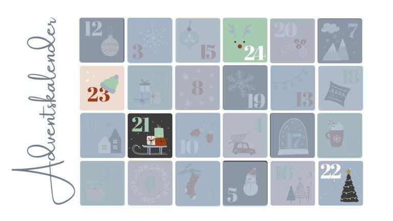 Beitragsbild mit dem Titel Adventskalender für den 21. Tag