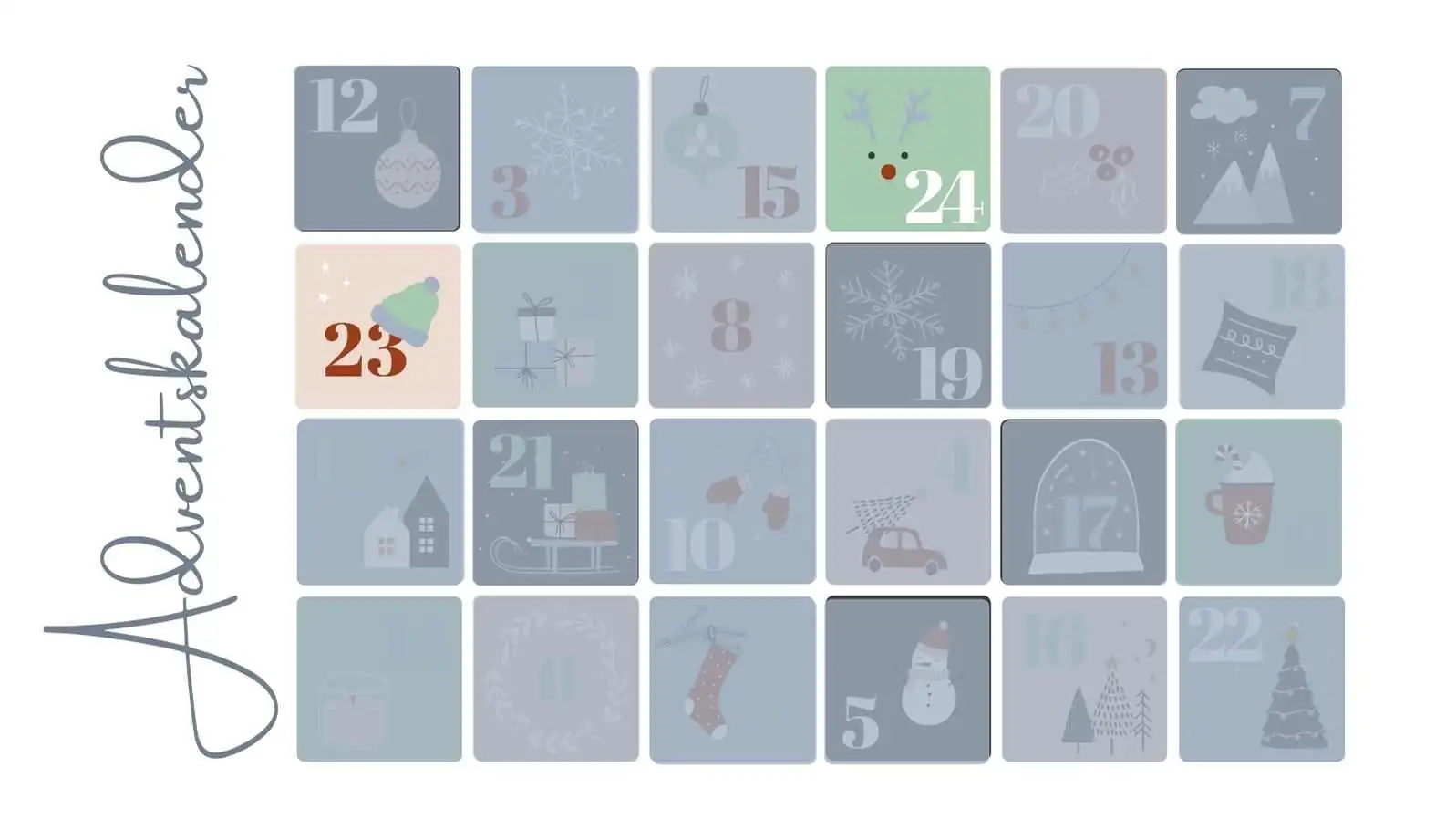 Beitragsbild mit dem Titel Adventskalender für den 23. Tag