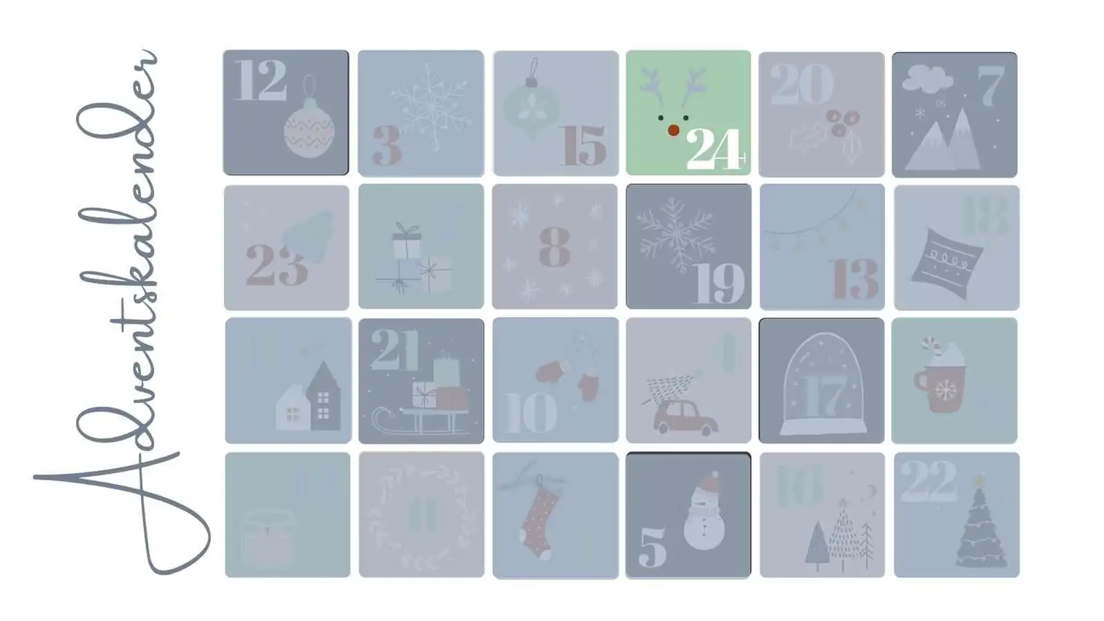Beitragsbild mit dem Titel Adventskalender für den 24. Tag