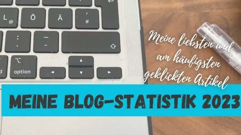 Beitragsbild mit dem Titel Blogstatistik 2023