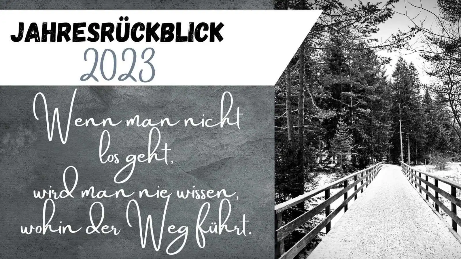 Beitragsbild mit dem Titel Jahresrückblick 2023