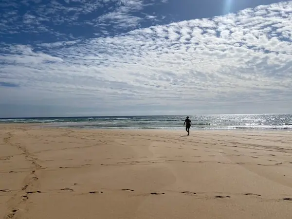 Strand bei Sotavento an der Costa Calma