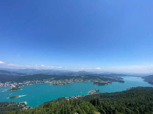 Wörthersee von oben 