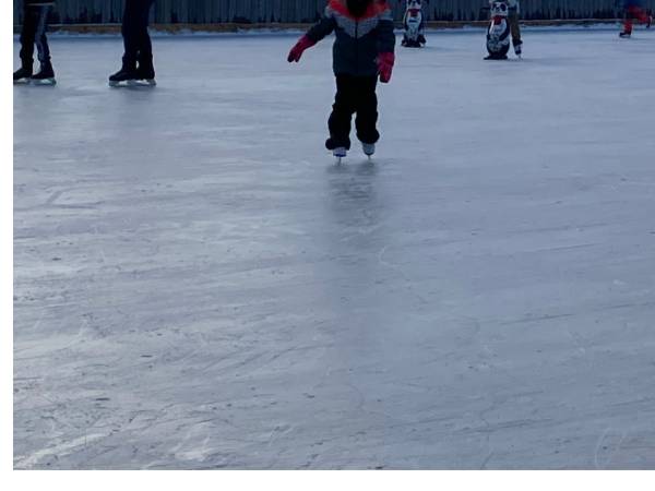 Eislaufen - Eislaufplatz mit Pinguinen 