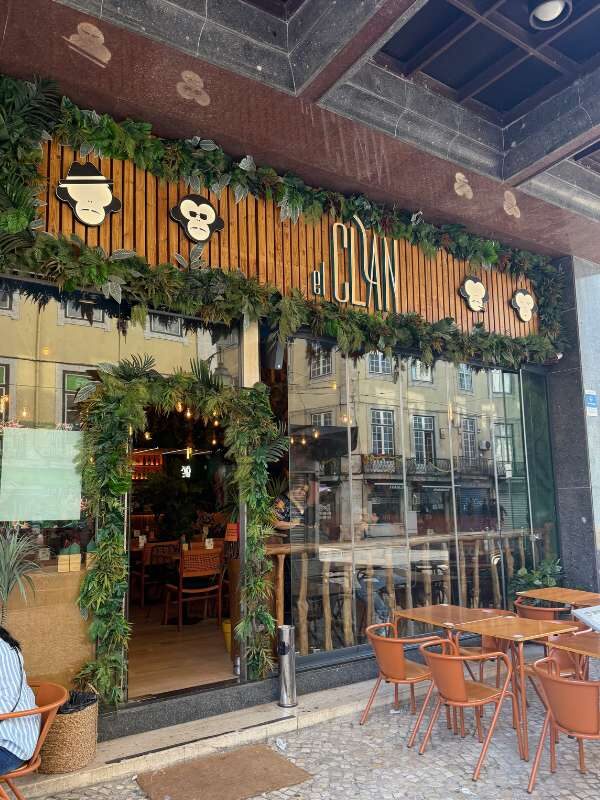 Eingang vom Restaurant El Clan