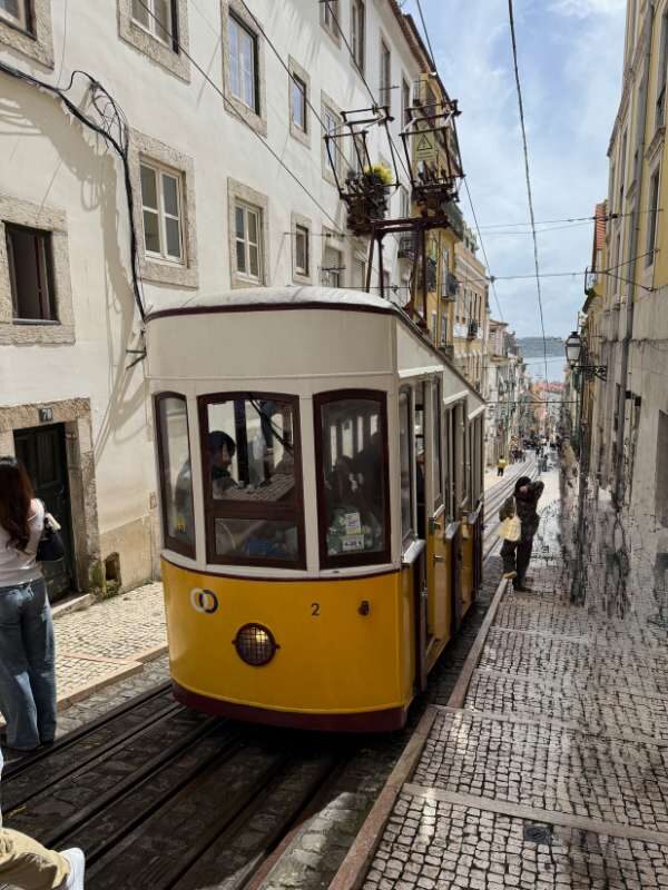 Ascensor da Bica in Lissabon
