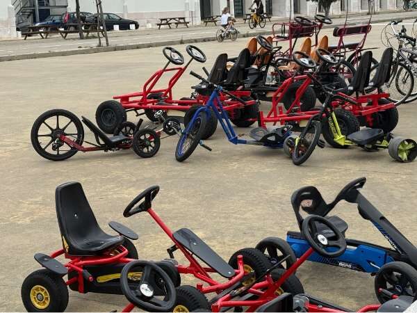 Kinder-Fahrzeuge am Fun Track
