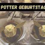 Hogwarts Harry Potter Geburtstag Dekorationen mit goldenen Zauberbohnen und Zauberstab-Designs, perfekt für magische Kinderpartys und Zauber-Themenfeiern.