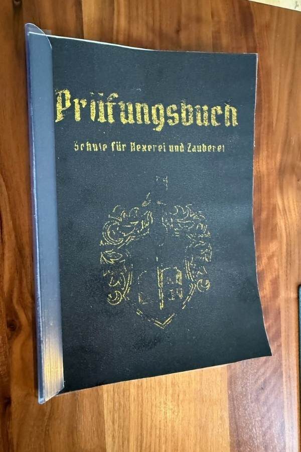 Prüfungsbuch mit einfacher Bindung
