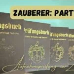 Prüfungsbuch für Zauberei und Zauberkunst, Zauberschule, magische Prüfung, Zaubererprüfung, Zauberlehre.