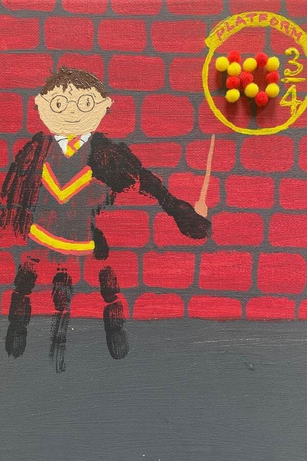 Fingerabdruck Bild mit Harry Potter