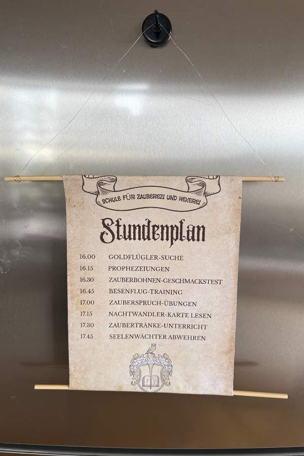 Stundenplan der Aufnahmeprüfung