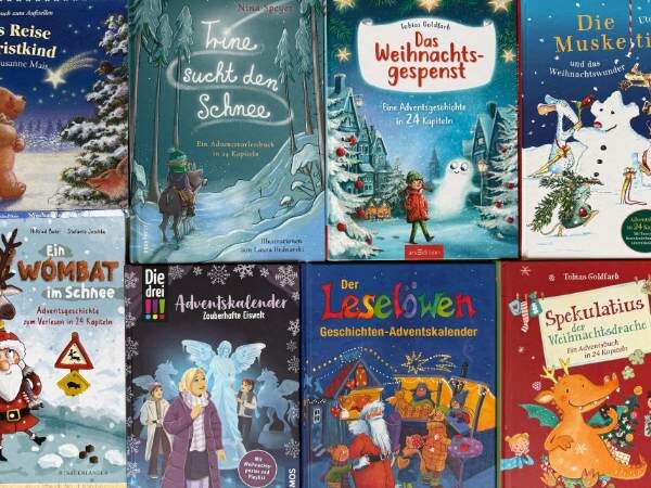 Cover von einigen Adventskalender-Büchern