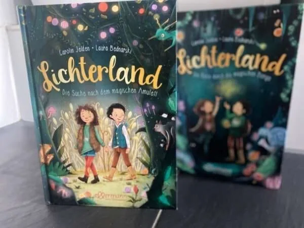 2 Buchcover von den beiden Büchern Lichterland