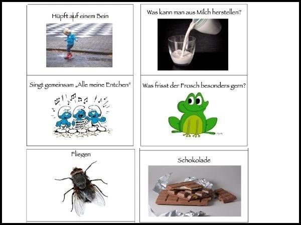 Karten für die Schnitzeljagd