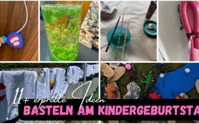 Basteln am Kindergeburtstag: 11+ kreative Bastelideen zur Kinderparty