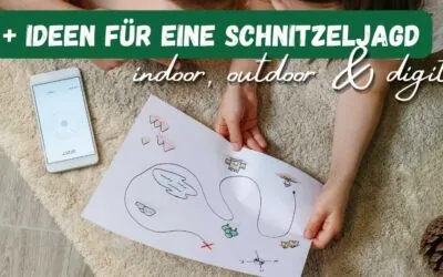 Schnitzeljagd für Kinder: Die besten Ideen für eine Schatzsuche draussen, drinnen & digital