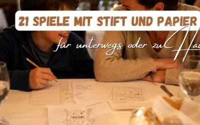 Einfache Spiele mit Stift und Papier: unsere Lieblingsideen für unterwegs und zu Hause